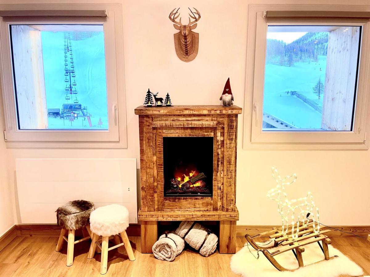 Le Janus, Pied Des Pistes, 2 Garages, Terrasse Avec Sauna Монженевр Экстерьер фото